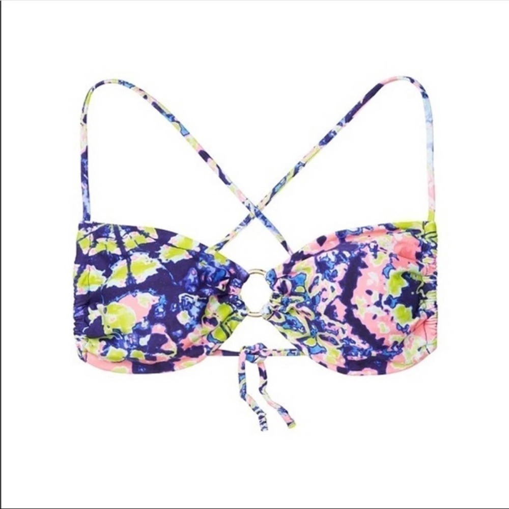 VICTORIA'S SECRET Ruched Halter Tie Top Size Medium NEW - Picture 5 of 8
